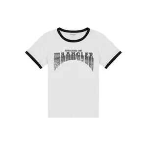 Dames-T-shirt Wrangler Ringer image-0
