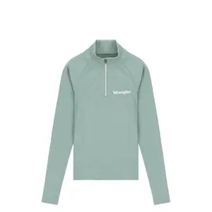 Sweatshirt com fecho de correr para mulher Wrangler Baby image-0