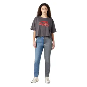 T-Shirt Frau Wrangler Boxy Crop image-1