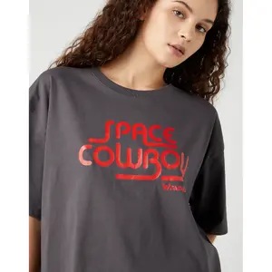 T-Shirt Frau Wrangler Boxy Crop image-3
