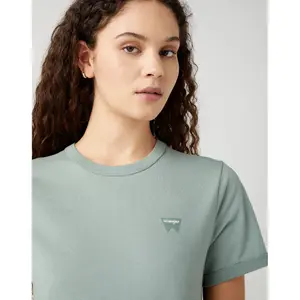 Slim Fit T-Shirt Frau Wrangler image-3
