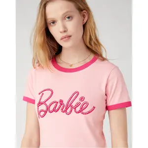 T-Shirt Frau Wrangler Ringer image-3