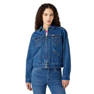 Jeansjacke Frau Wrangler Jen image-1
