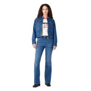 Jeansjacke Frau Wrangler Jen image-0