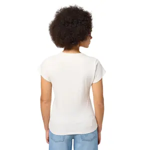 Women's T-shirt Wrangler Shrunken Band Vintage image-3