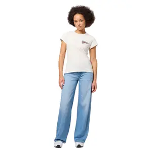 Women's T-shirt Wrangler Shrunken Band Vintage image-2