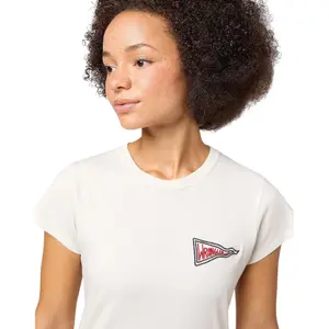 Women's T-shirt Wrangler Shrunken Band Vintage image-4