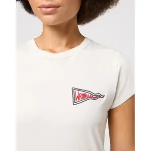 Women's T-shirt Wrangler Shrunken Band Vintage image-5