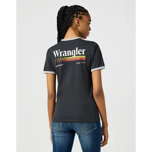 Női koptatott póló Wrangler Ringer image-2