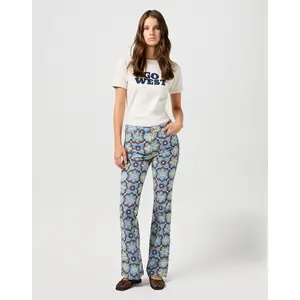 T-shirt de mulher Wrangler Ringer image-1
