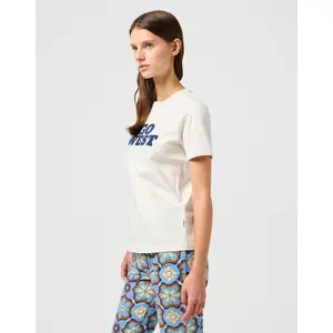 T-shirt de mulher Wrangler Ringer image-3