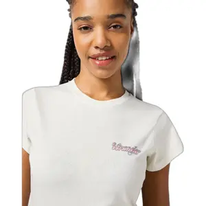 Women's printed front T-shirt Wrangler Shrunken Band Vintage image-3