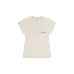 Women's printed front T-shirt Wrangler Shrunken Band Vintage image-0