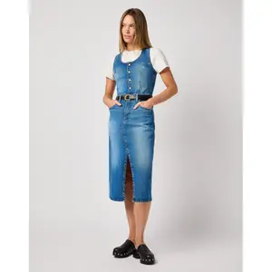 Dames denim jurk Wrangler The image-2