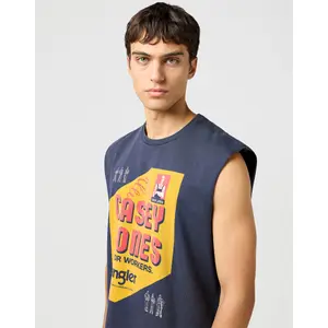 Ujjatlan póló Wrangler CJ Muscle image-4