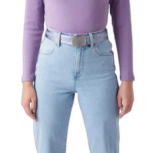 Ceinture en toile à logo femme Wrangler image-0