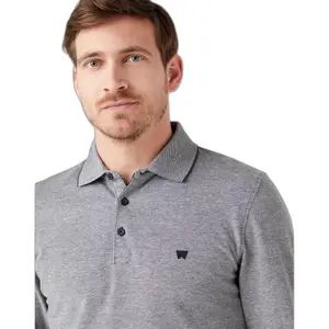 Polo rafiné manches longues Wrangler image-3