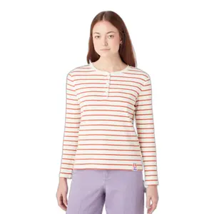 T-shirt femme Wrangler Henley Waffle Baby image-0