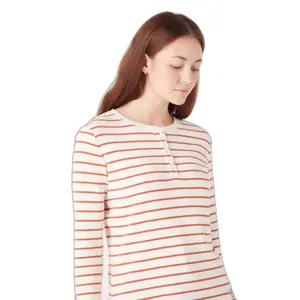 T-shirt femme Wrangler Henley Waffle Baby image-4