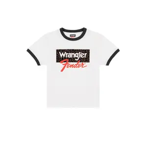 T-shirt décontracté femme Wrangler Ringer image-0
