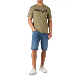 T-shirt à logo Wrangler Deep Lichen image-1
