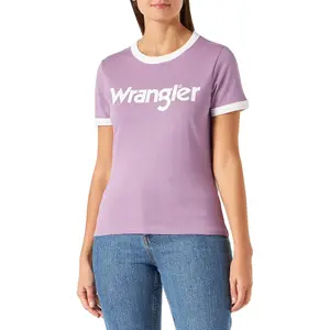 T-shirt femme Wrangler Ringer image-0