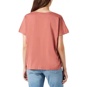 T-shirt col V femme Wrangler Drapey image-2