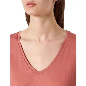 T-shirt col V femme Wrangler Drapey image-3