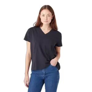 T-shirt col V femme Wrangler Sign Off image-0
