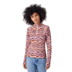 T-shirt col zippé femme Wrangler Baby image-0