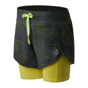 Women's 2in1 shorts New Balance printed impact run image-0