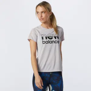 Maillot femme New Balance printed impact run image-0