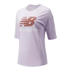 T-shirt femme New Balance essentials stacked logo image-0
