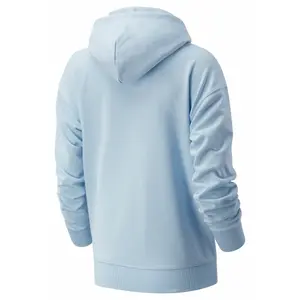 Women's hooded sweatshirt New Balance essentials stacked logo oversized image-1
