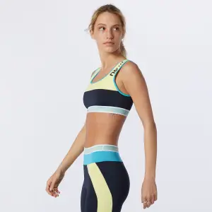 Maillot crop top femme New Balance achiever image-1