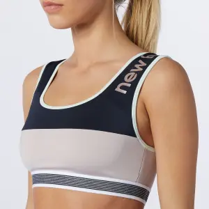 Maillot crop top femme New Balance achiever image-3