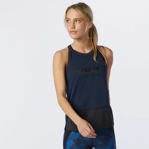 Débardeur femme New Balance printed impact run hybrid image-0