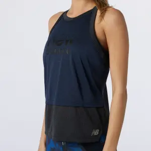 Débardeur femme New Balance printed impact run hybrid image-3