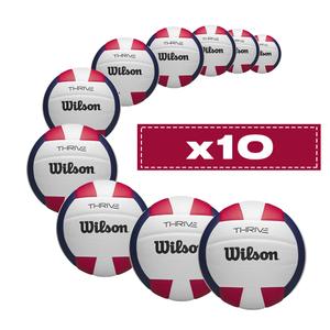 Lot de 10 Ballons Wilson Thrive VB