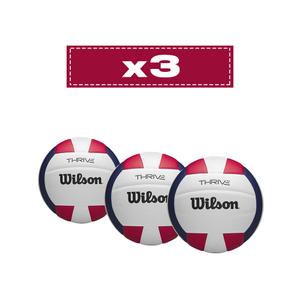Set mit 3 Ballons Wilson Thrive VB