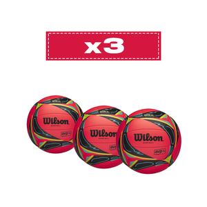 Lot de 3 Ballons Wilson AVP Grass Game Ball V