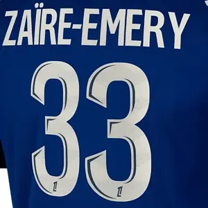 Flocking fourth PSG Ligue 1 ZAÏRE-EMERY #33 2024/25 image-0