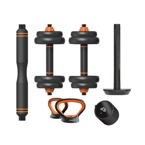 Smart Kit haltère + barre + kettlebell + capteur Xiaomi Fed 10 kg image-0