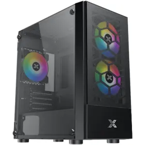 Case PC mini torre micro con pannelli in vetro Xigmatek ATX Oreo