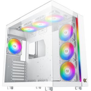 Boîtier PC moyen tour avec panneaux vitrés Xigmatek E-ATX Aqua Ultra RGB