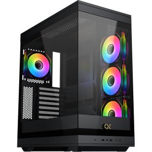 Boîtier PC moyen tour avec panneaux vitrés Xigmatek E-ATX Meta RGB