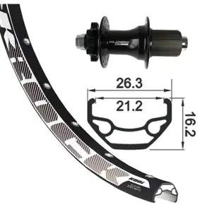 Πίσω τροχός 6 ακτίνων XLC 26X1.90 image-0