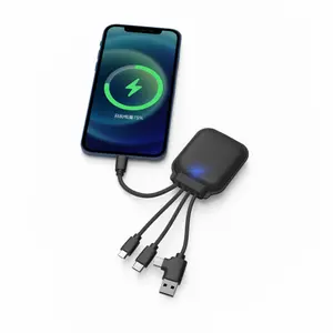 Recycled leather charger Xoopar INE Gamma 3000 mAh image-3
