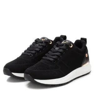 Textile lace-up trainers for women Xti image-2