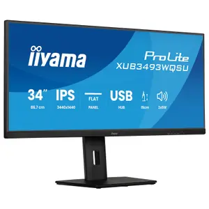 Monitor PC curvo Iiyama ProLite XUB3493WQSU-B6 UWQHD 120Hz